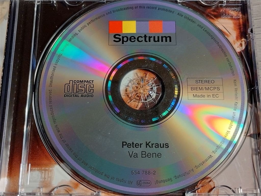Peter Kraus - Va Bene, Ophalen of Verzenden, Zo goed als nieuw