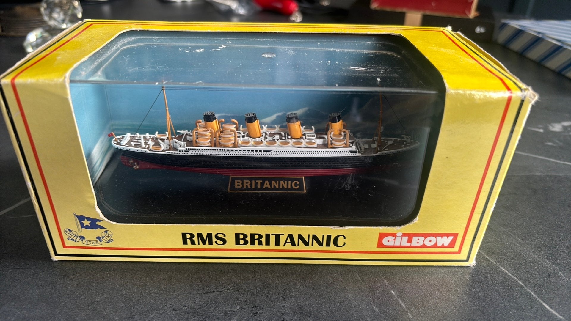 Gilbow model RMS Britannic, Ophalen of Verzenden, Zo goed als nieuw, 1:200 of kleiner, Overige merken