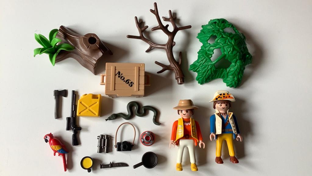Playmobil onderdelen 3018 vintage jungle expedition, Ophalen, Zo goed als nieuw