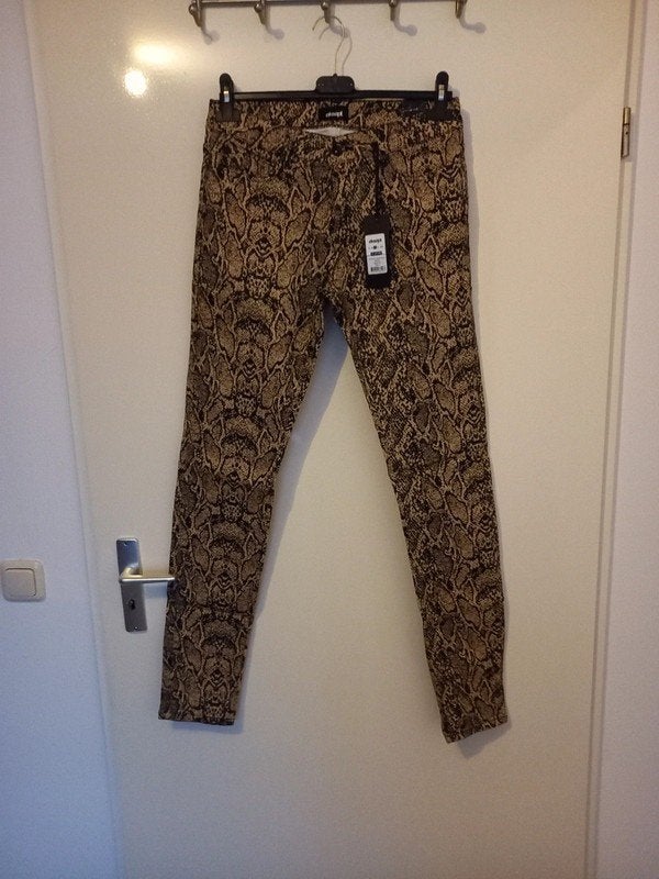 Eksept stretch damesbroek maat L. Nieuw!, Maat 38/40 (M), Meerkleurig, Nieuw, Ophalen of Verzenden