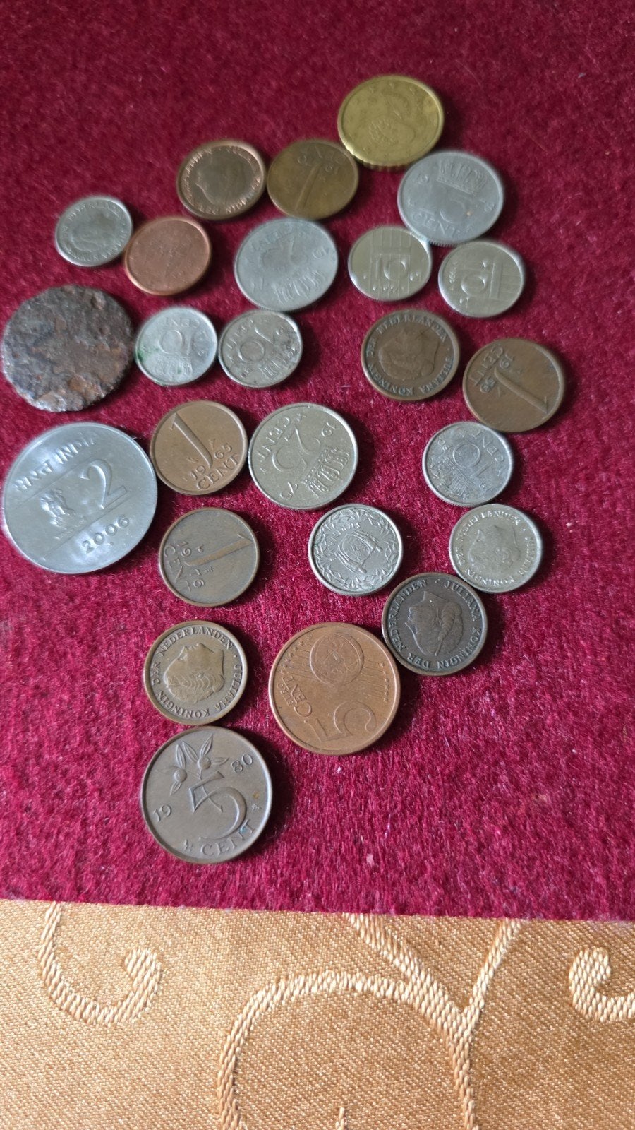 oude muntjes vanaf jaren 1952., Postzegels en Munten, Munten en Bankbiljetten | Verzamelingen, Ophalen, Nederland, Munten