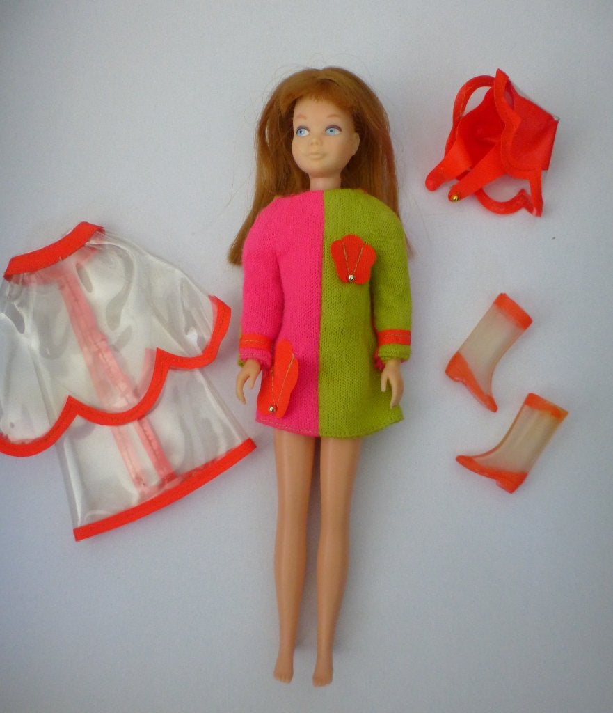 Barbie vitage Skipper Drizzle Sizzle outft, Verzamelen, Ophalen of Verzenden, Zo goed als nieuw, Kleertjes