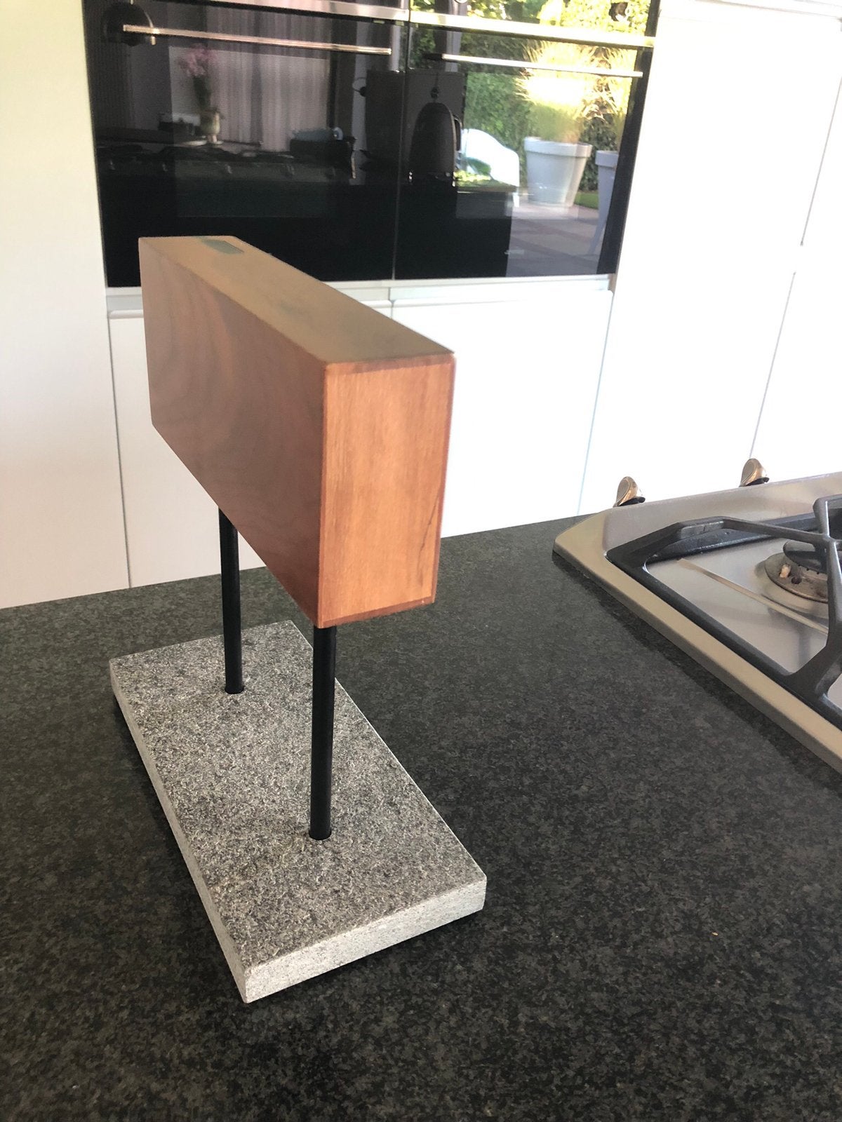 Style de Vie - houten magnetisch messenblok - als nieuw, Huis en Inrichting, Keuken | Keukenbenodigdheden, Ophalen of Verzenden