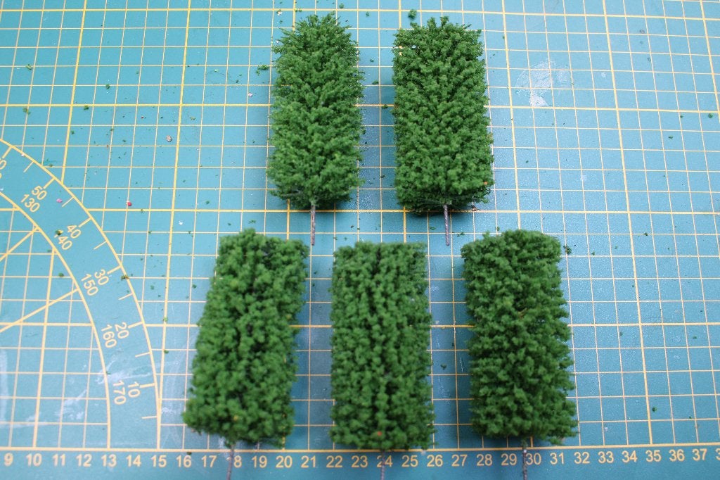 bomen   lot 1  ,  5 stuks, Hobby en Vrije tijd, Modeltreinen | H0, Ophalen of Verzenden, Gelijkstroom of Wisselstroom, Natuur