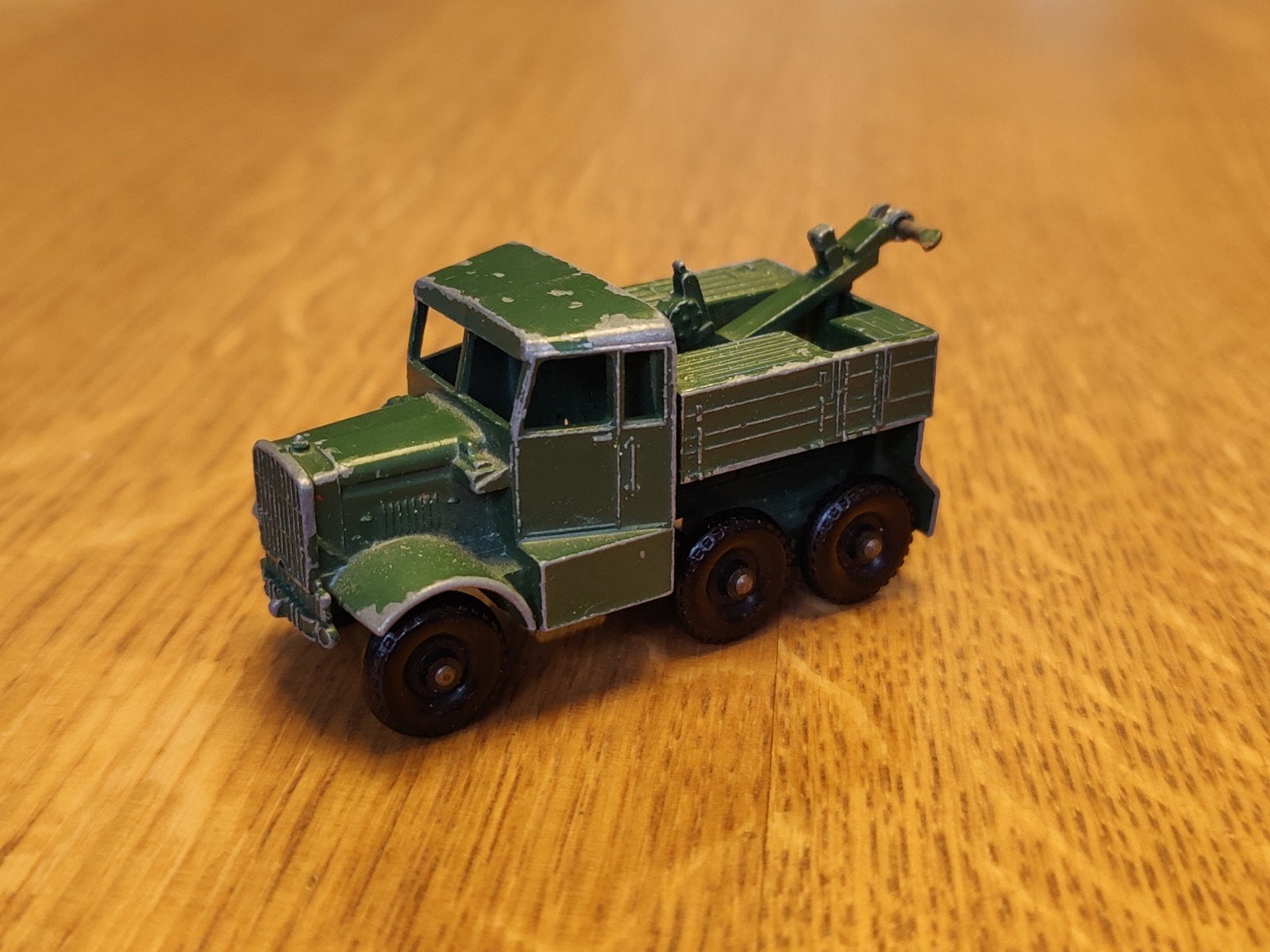 Matchbox Scammell Breakdown Truck Army, Ophalen of Verzenden, Zo goed als nieuw, Auto