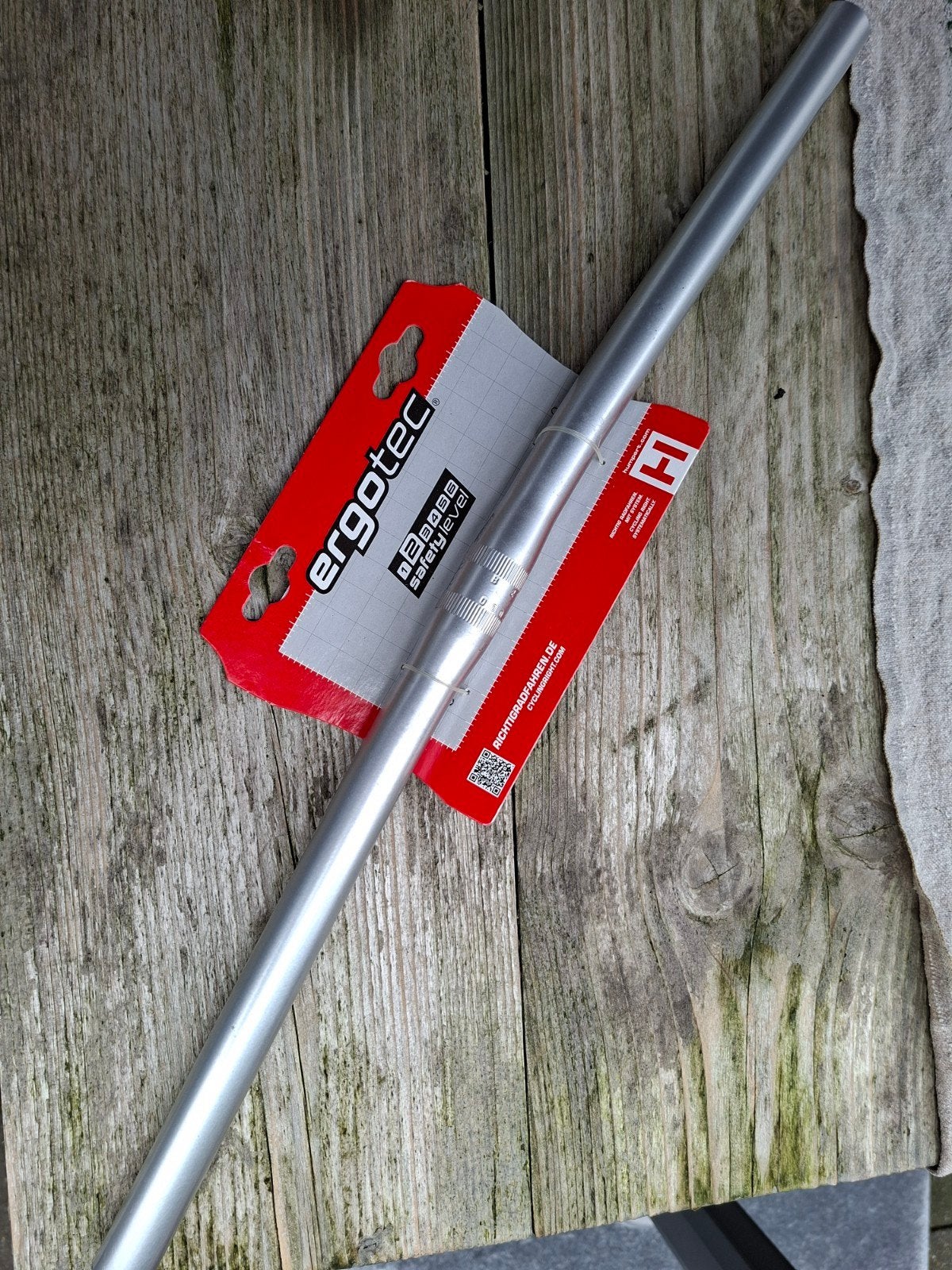 ergotec stuurbocht  25.4 aluminium., Fietsen en Brommers, Mountainbike, Ergotec, Stuur, Nieuw
