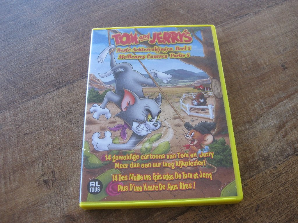 Tom & Jerry's beste achtervolgingen, Tekenfilm, Amerikaans, Ophalen of Verzenden, Zo goed als nieuw