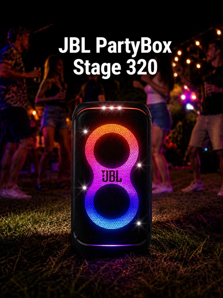 JBL PartyBox Stage 320 Huren, Audio, Tv en Foto, Luidsprekers, Ophalen of Verzenden, 120 watt of meer, JBL