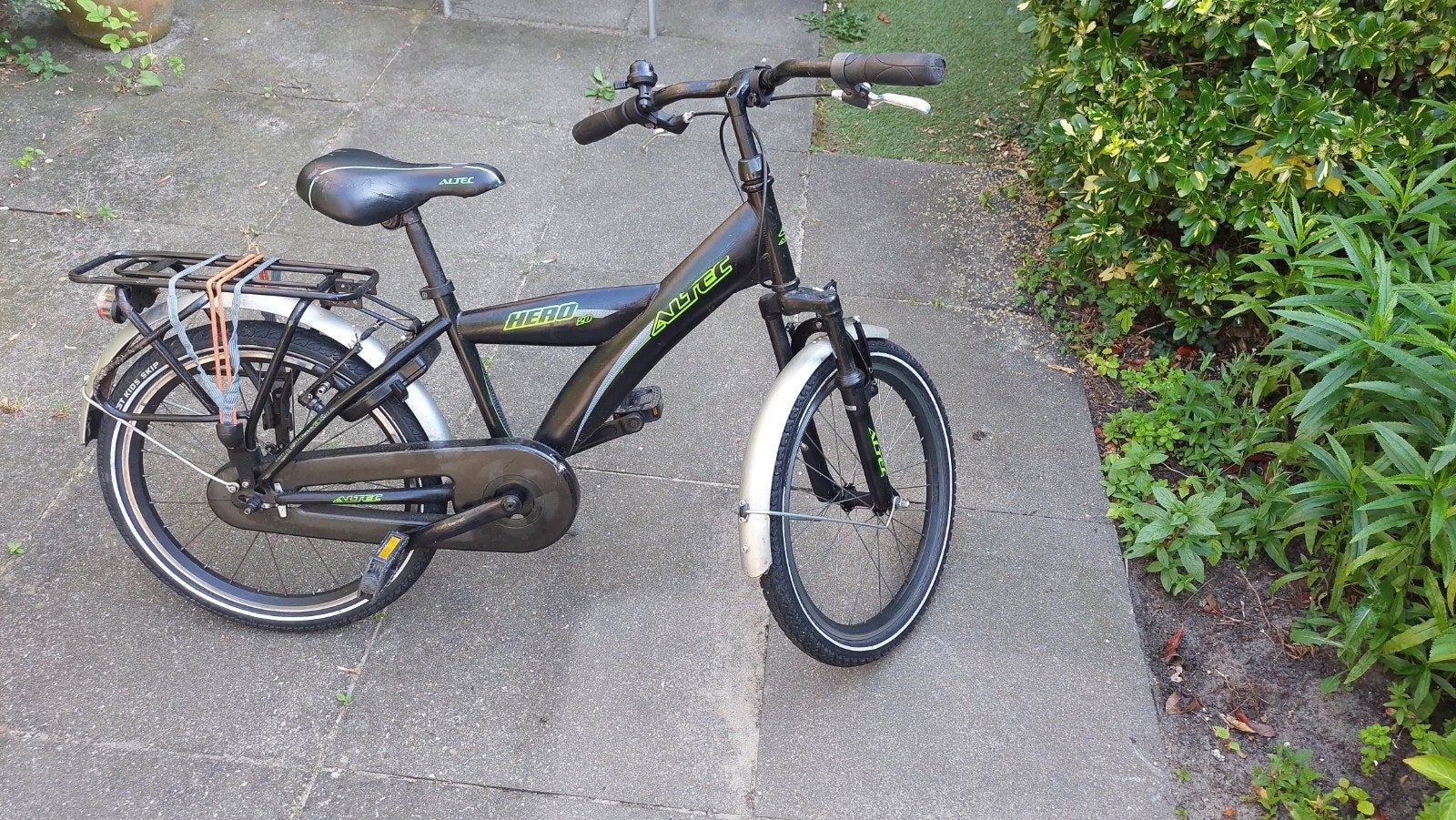 Altec Hero Kinderfiets 20 inch - Zwart/Groen, Fietsen en Brommers, Ophalen, Gebruikt, 20 inch of meer