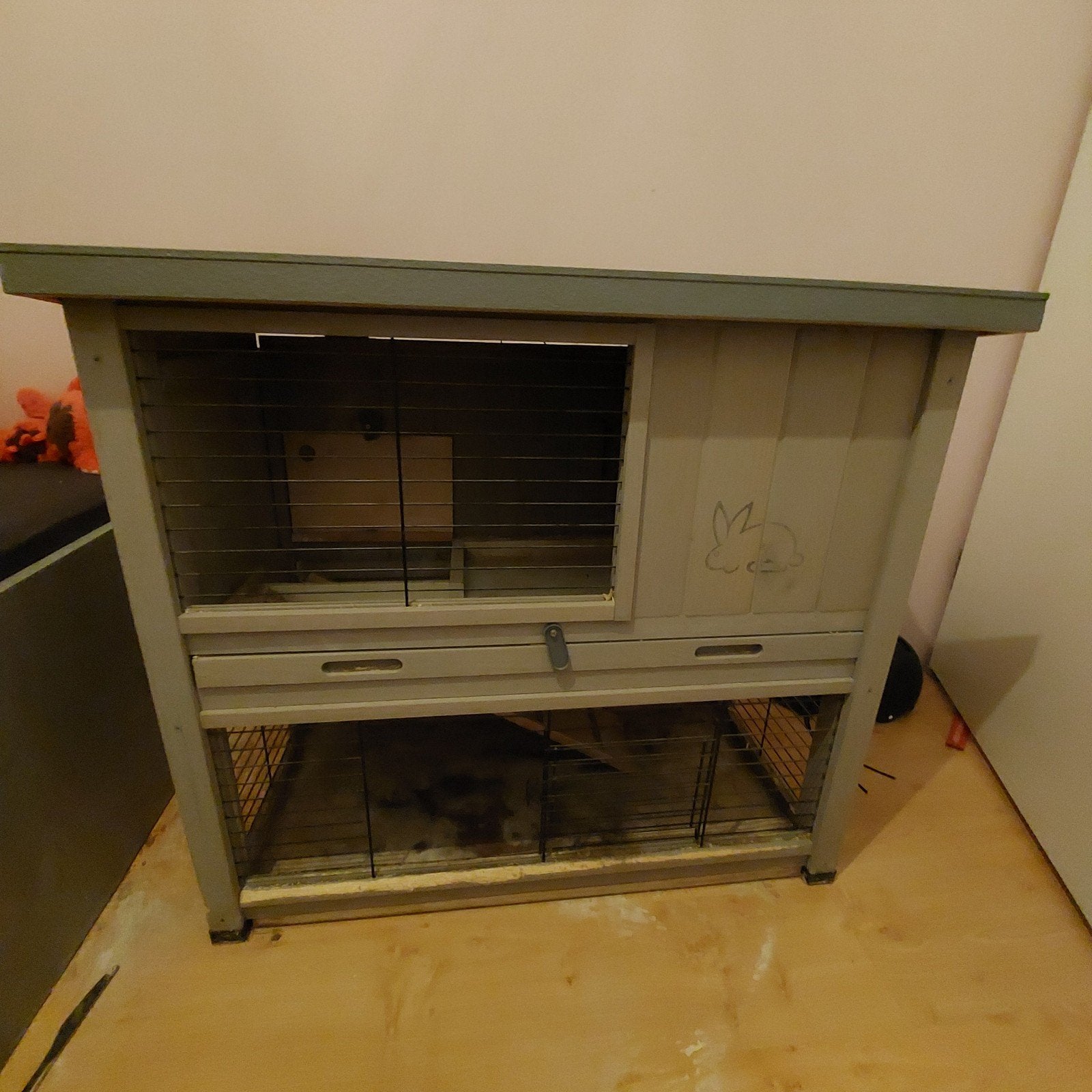 konijnen of cavia verblijf., Ophalen, Gebruikt, 60 tot 90 cm, Konijn