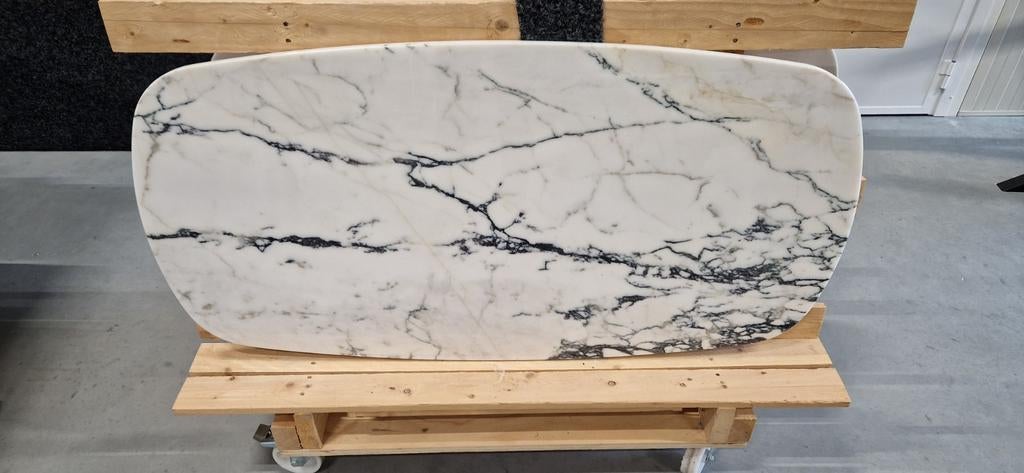 Nieuw ECHT Paonazzo Marmer Natuursteen Salontafelblad, Huis en Inrichting, Keuken | Complete keukens, Splendore Stone, Overige typen