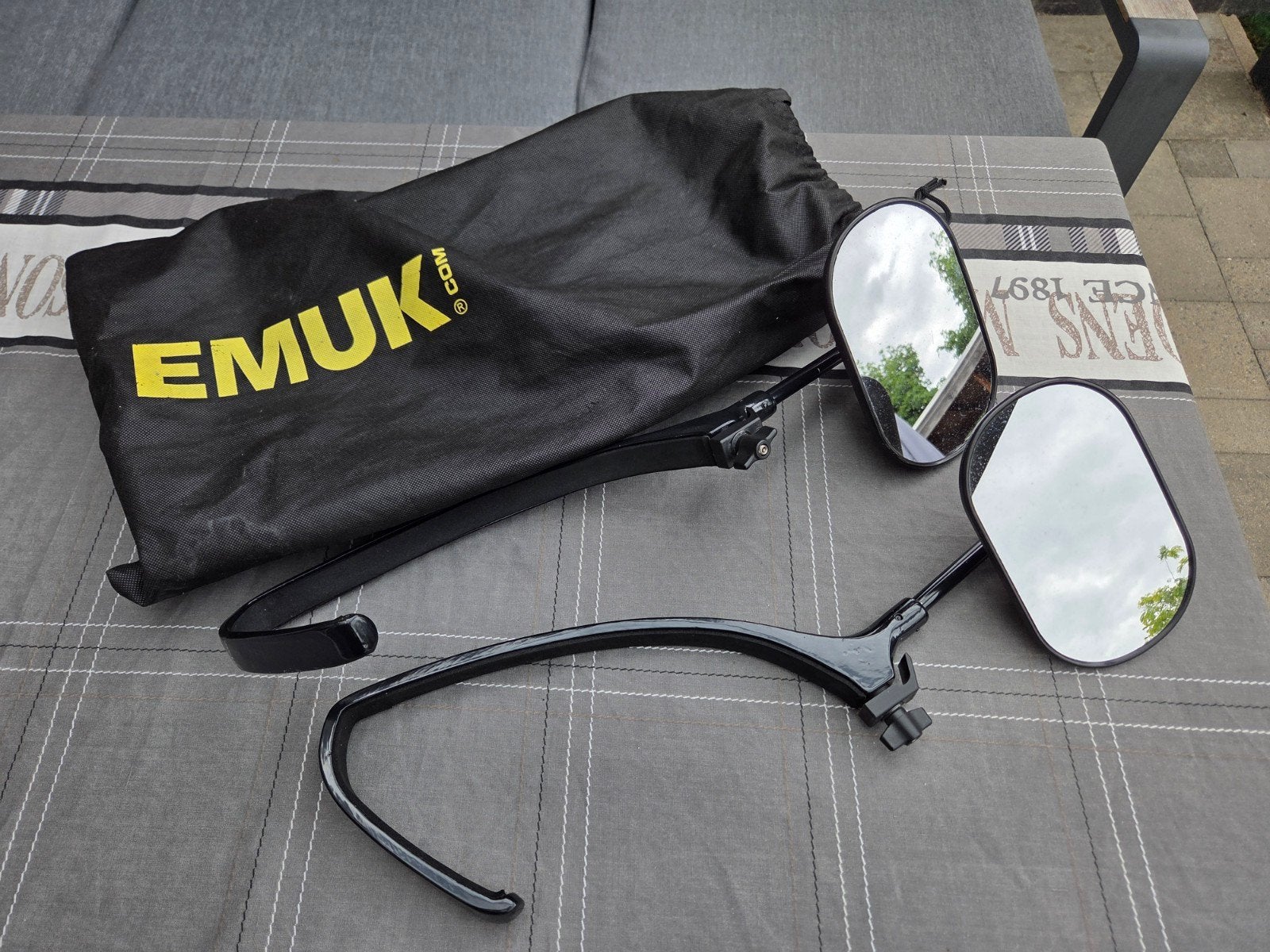 Emuk caravanspiegels Nissan Qashqai 2010-2014, Ophalen of Verzenden, Gebruikt