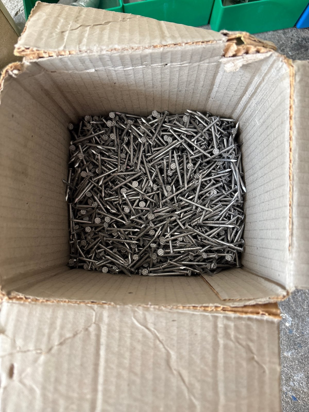 Doos aluminium spijkers (gekartelde stift), Ophalen of Verzenden, Nieuw