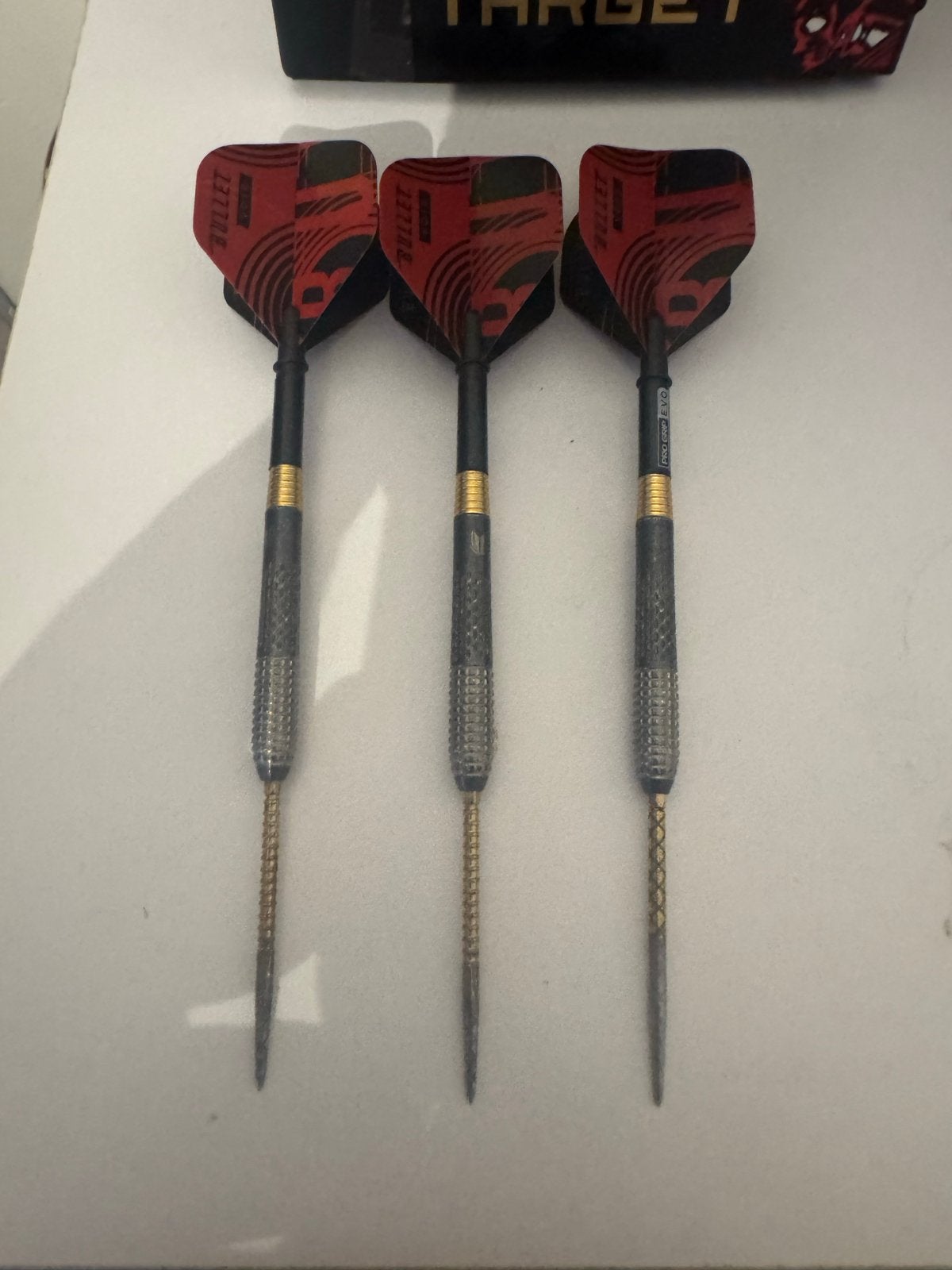 Target Stephen Bunting  18g, Sport en Fitness, Darts, Ophalen of Verzenden, Zo goed als nieuw, Pijlen