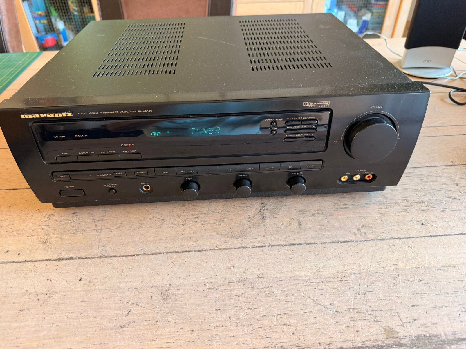 Marantz amplifier pm490av zie foto’s, Marantz, Ophalen of Verzenden, Zo goed als nieuw, 60 tot 120 watt