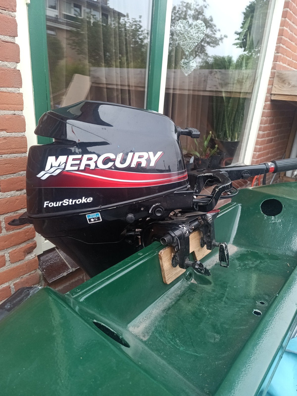 Mercury 9.9 kortstaart Buitenboordmotor - Recent Onderhoud, Watersport en Boten, Ophalen, Gebruikt, 5 tot 10 pk, Viertaktmotor