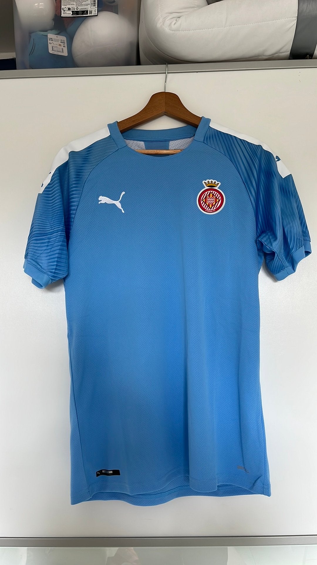 Girona trainingsshirt, Ophalen of Verzenden, Zo goed als nieuw, Voetbal, Maat 48/50 (M)