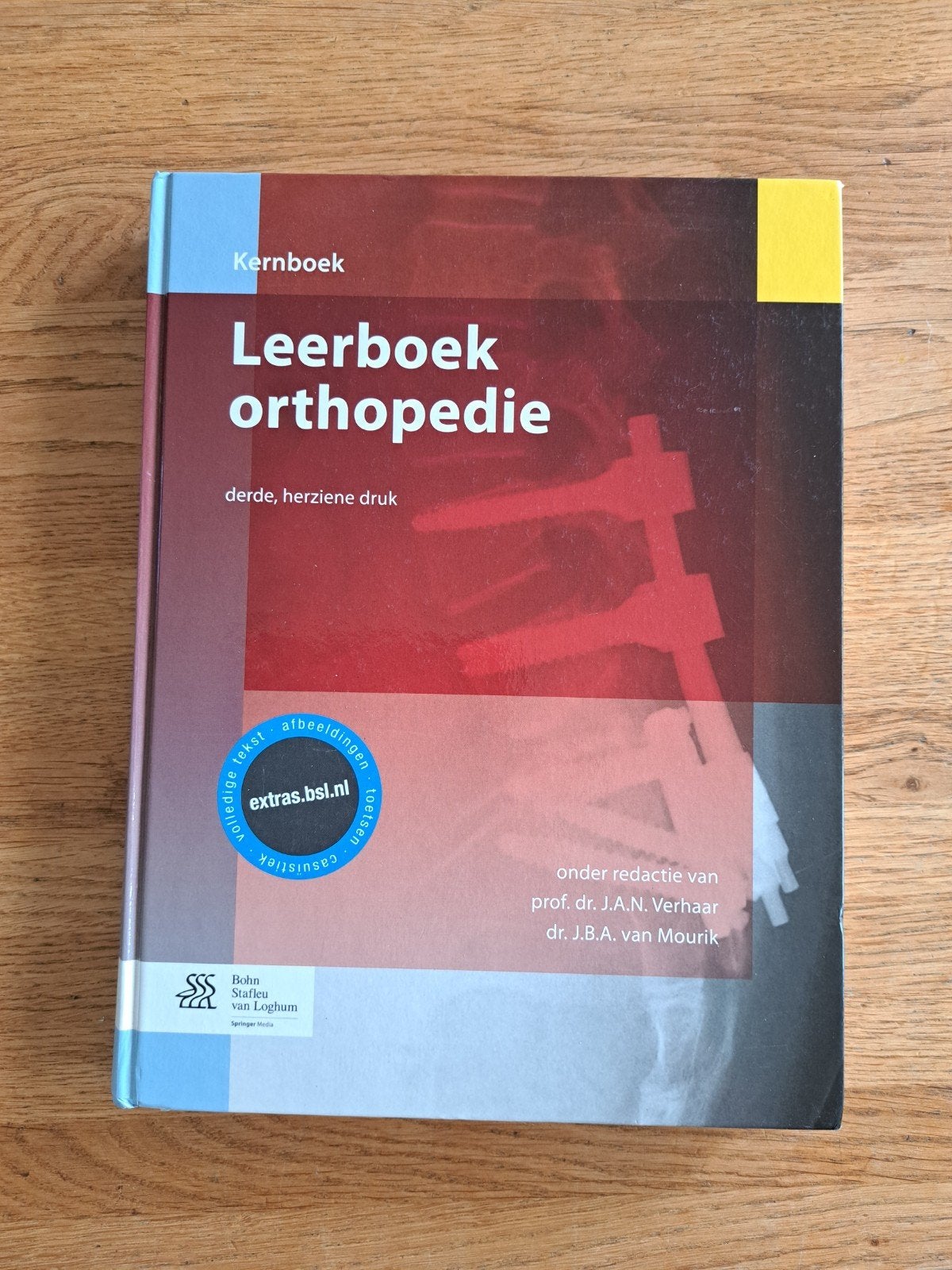Kernboek Leerboek orthopedie - 3e herziene druk, Boeken, Gelezen, Prof. dr. J.A.N. Verhaar, dr. J.B.A. van Mourik, Ophalen of Verzenden