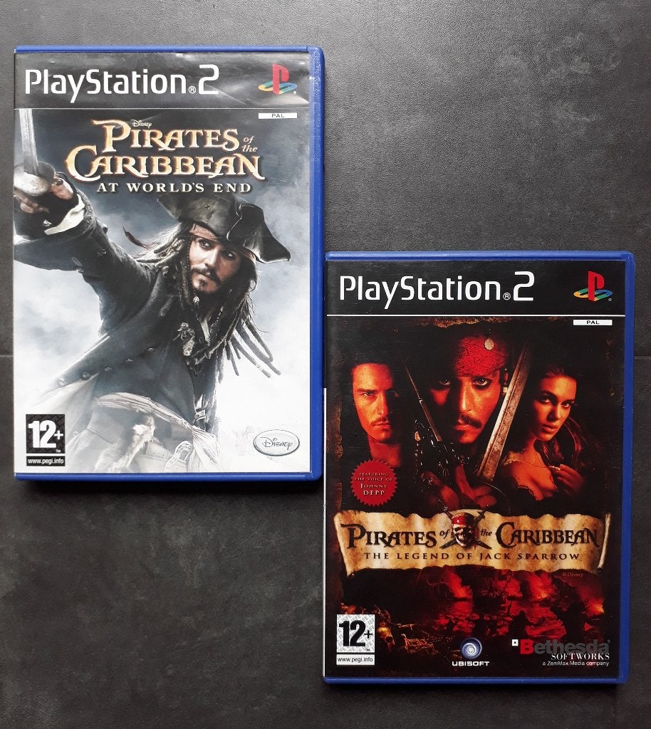 PS2 Set - Pirates of the Caribbean - PlayStation 2, Avontuur en Actie, 2 spelers, Ophalen of Verzenden, Zo goed als nieuw