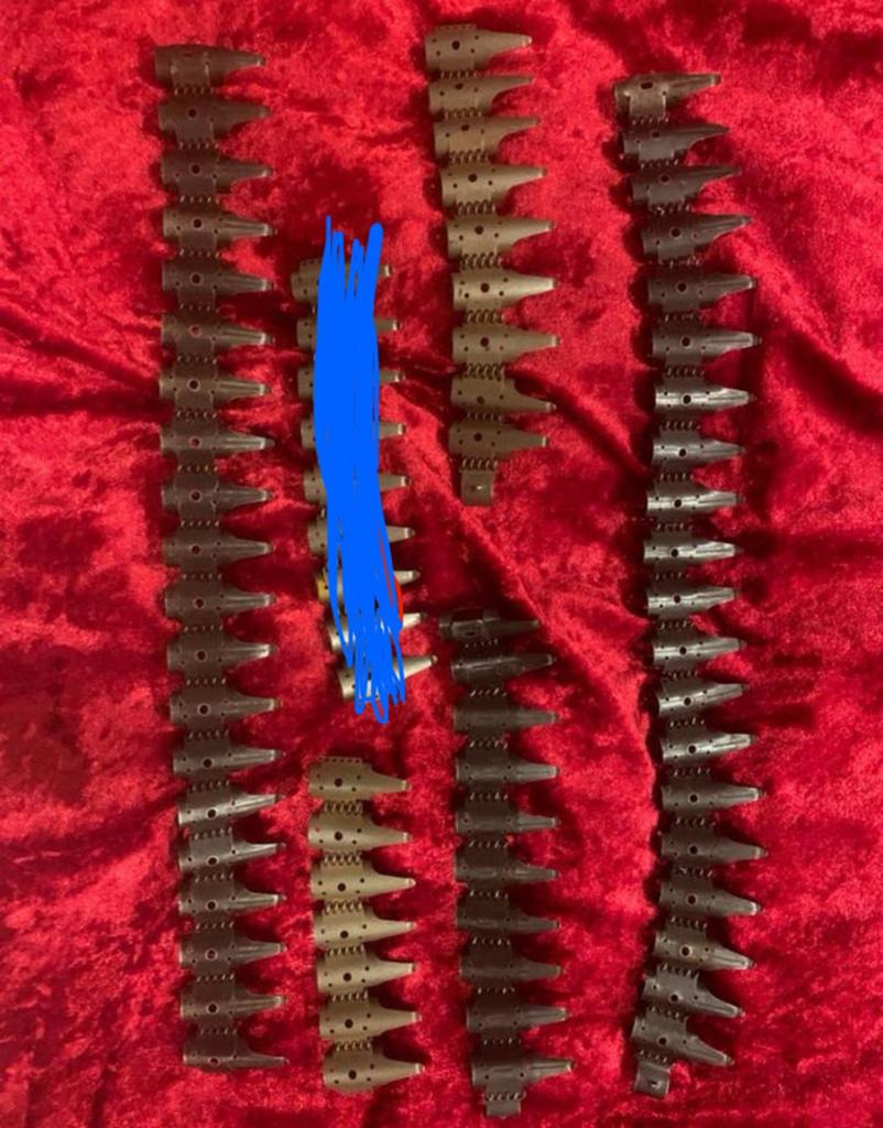 Mg42 / mg34 stukken munitieband, Ophalen of Verzenden, Duitsland