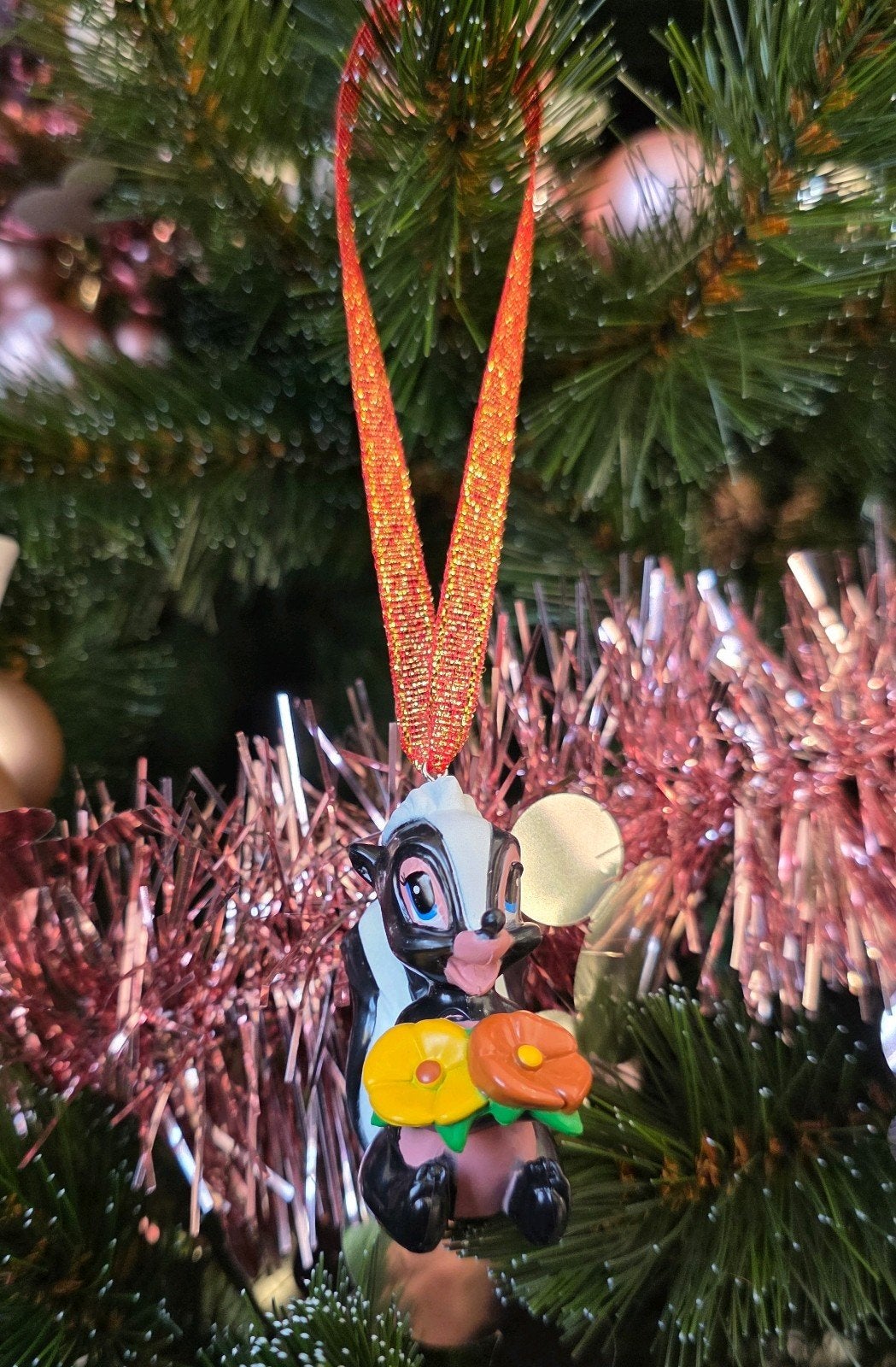 Disney Bloempje Bambi kerst ornament hanger kerstbal, Ophalen of Verzenden, Bambi of Dumbo, Nieuw