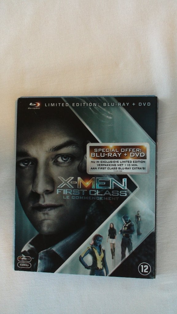 X-Men First Class, Cd's en Dvd's, Blu-ray, Avontuur, Film, Ophalen of Verzenden, Zo goed als nieuw