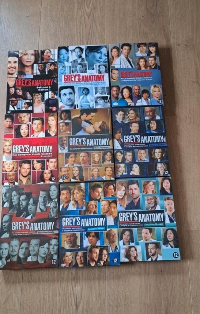 Grey's anatomy , seizoen 1 t/m 9, Cd's en Dvd's, Vanaf 12 jaar, Ophalen of Verzenden, Zo goed als nieuw, Drama