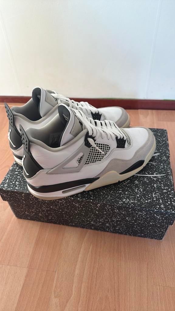 Nike Air Jordan - Militairy Black - 45, Ophalen, Gedragen, Wit