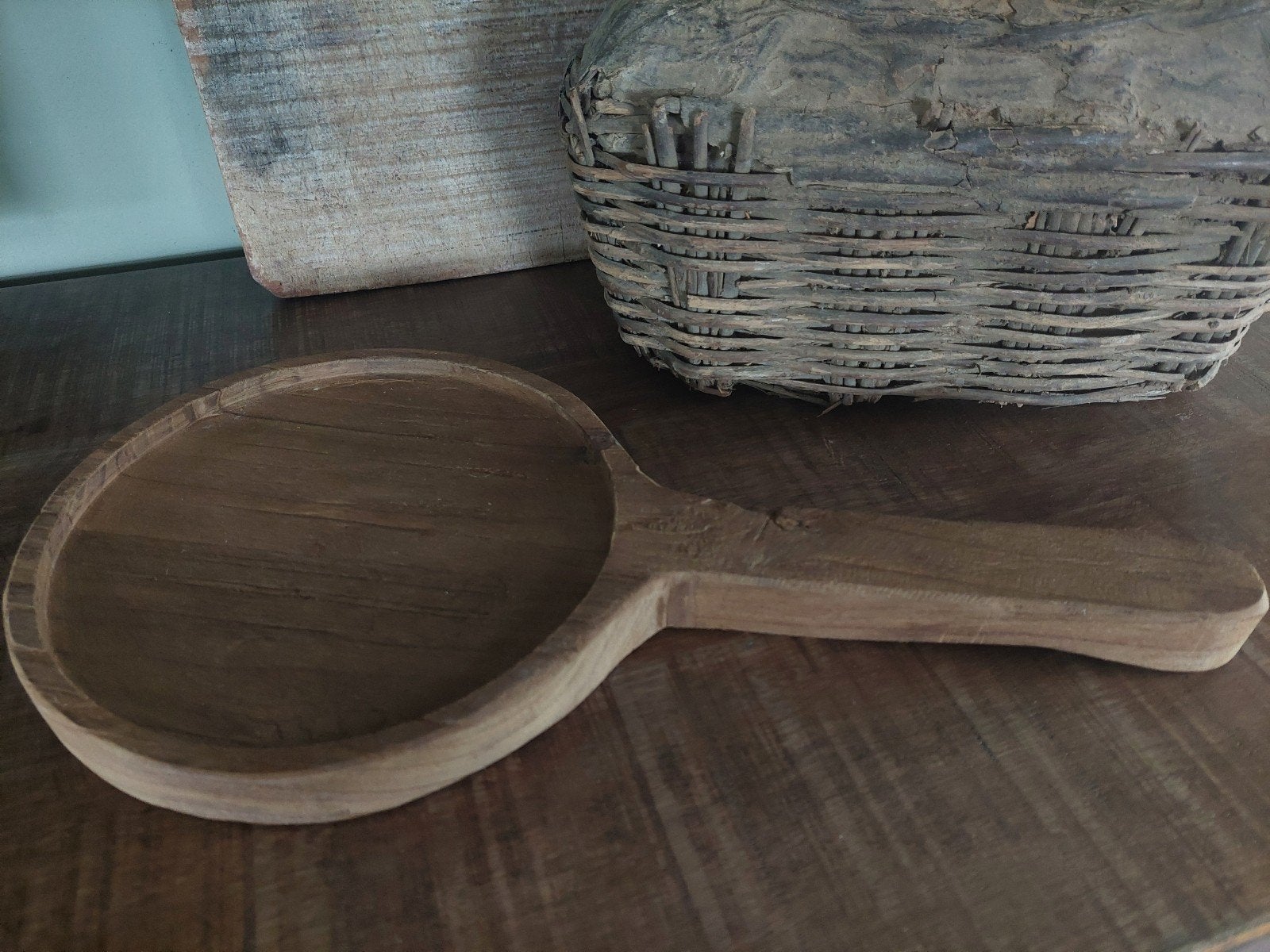 Partij woonaccessoires, Huis en Inrichting, Woonaccessoires | Schalen en Manden, Ophalen, Rond, Hout