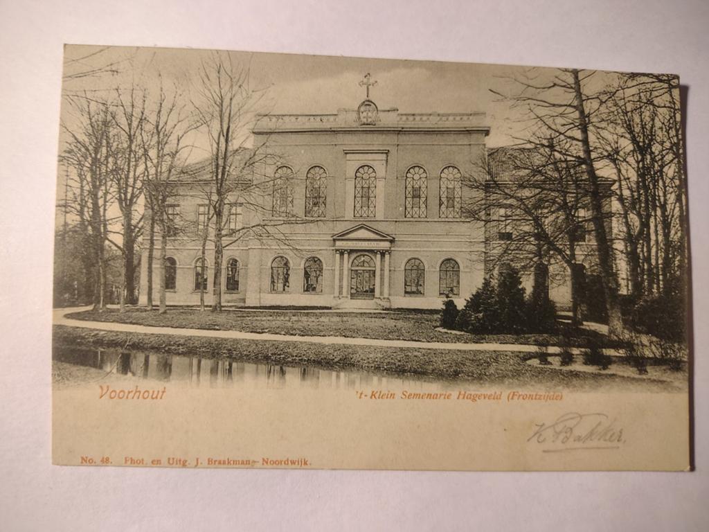 Voorhout 't-Klein Seminarie Hageveld (Frontzijde), Ophalen of Verzenden