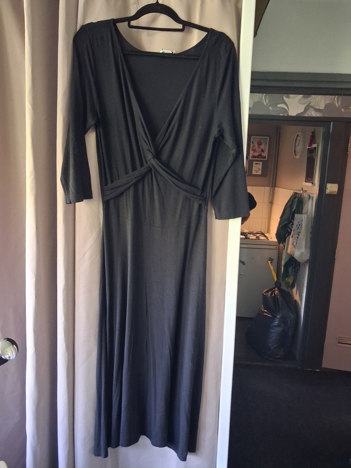 Bonprix Jurk maat 42 Zwart, Overige typen, Bonprix, Zwart, Maat 42/44 (L)