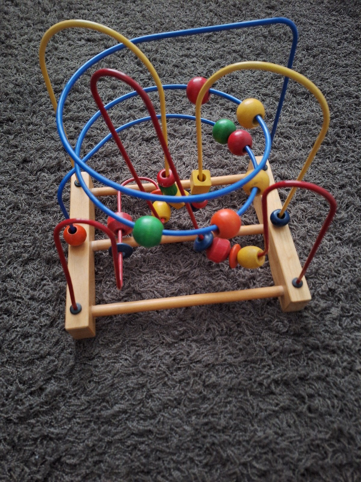 IKEA Kralenspiraal - Houten Motoriek Speelgoed, Ophalen of Verzenden, Gebruikt, Overige typen