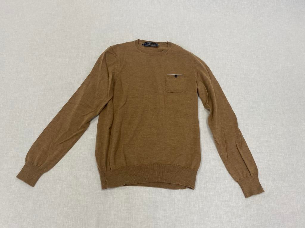 Dsquared2 Wool Khaki Sweater Size M, ., Beige, Nieuw, .
