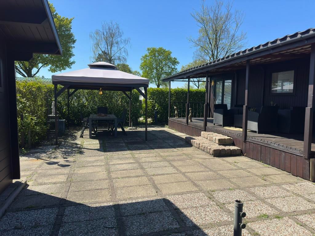Houten stacaravan, Caravans en Kamperen, Caravans, Particulier, Rondzit, Douche