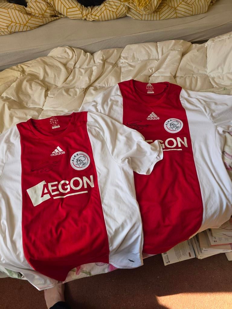 2x Ajax shirts, Ophalen of Verzenden, Zo goed als nieuw, Maat 52/54 (L), Adidas