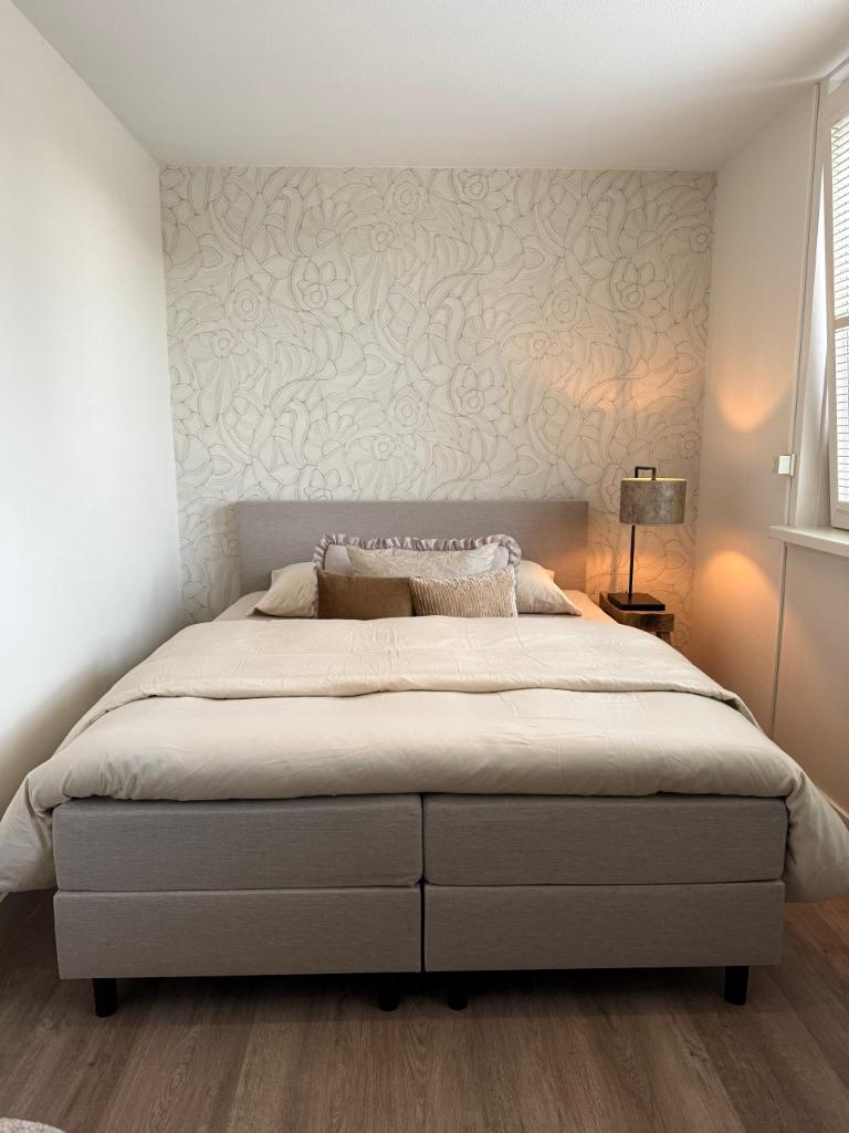 ACTIE - Boxspring Complete Set | Snel Leverbaar +Beste Prijs, Crème, Boxspringking@outlook.com, Boxsprink King, 200 cm