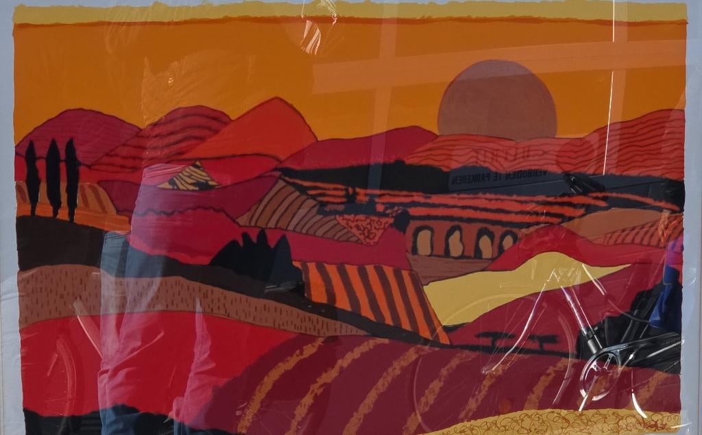 Ronald Boonacker Zeefdruk E.A. titel Spoleto II, Antiek en Kunst, Kunst | Litho's en Zeefdrukken, Ophalen