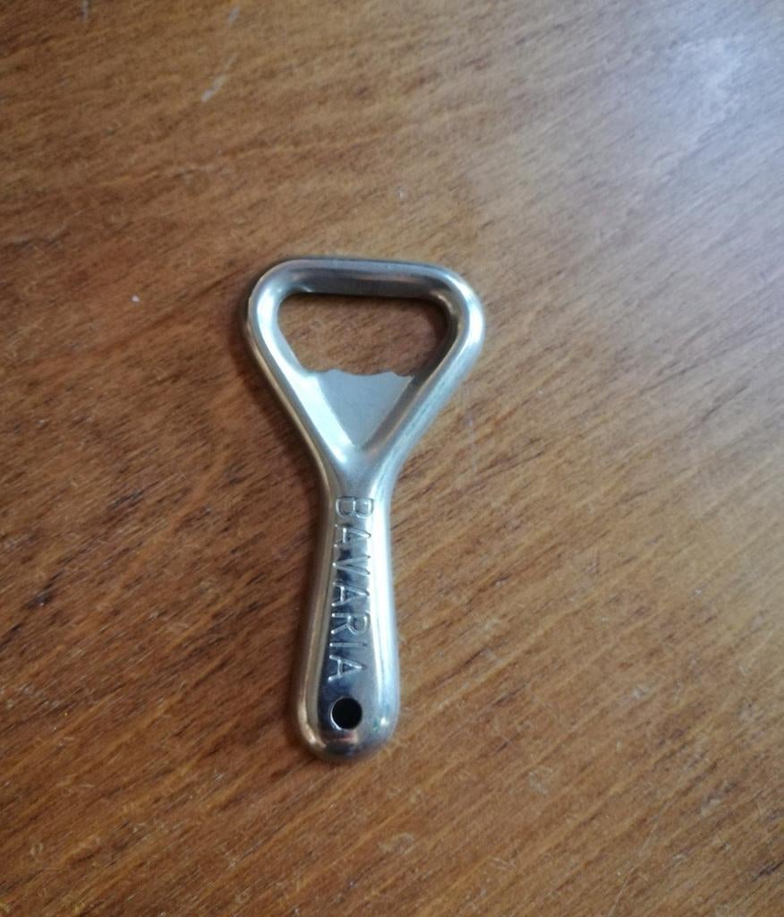 Kleine flessenopener Bavaria RVS nieuw, Ophalen of Verzenden, Nieuw, Flesopener, Bavaria