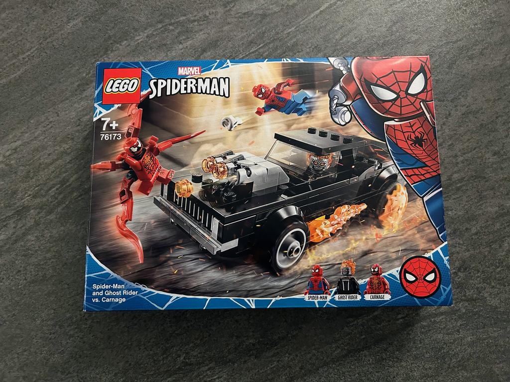 Lego 76173 Spider-Man and Ghost Rider vs Carnage, Marvel, Lego, Ophalen of Verzenden, Zo goed als nieuw