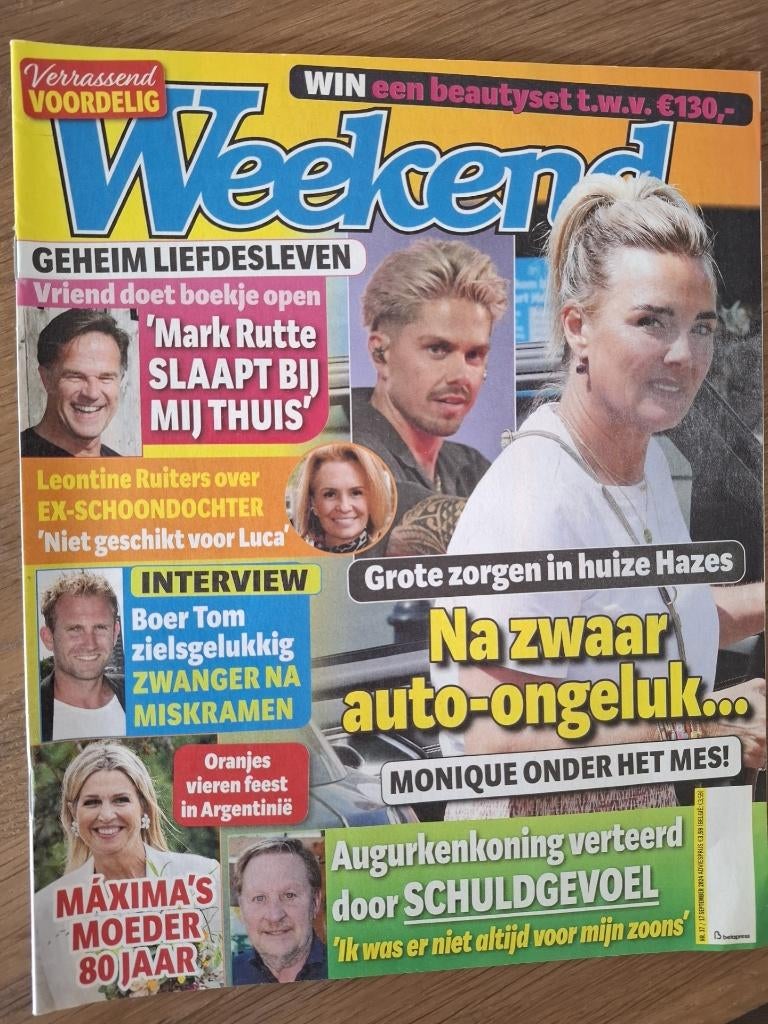 Weekend  tijdschrift/magazine, Boeken, Tijdschriften en Kranten, Verzenden, Gelezen, Damesbladen