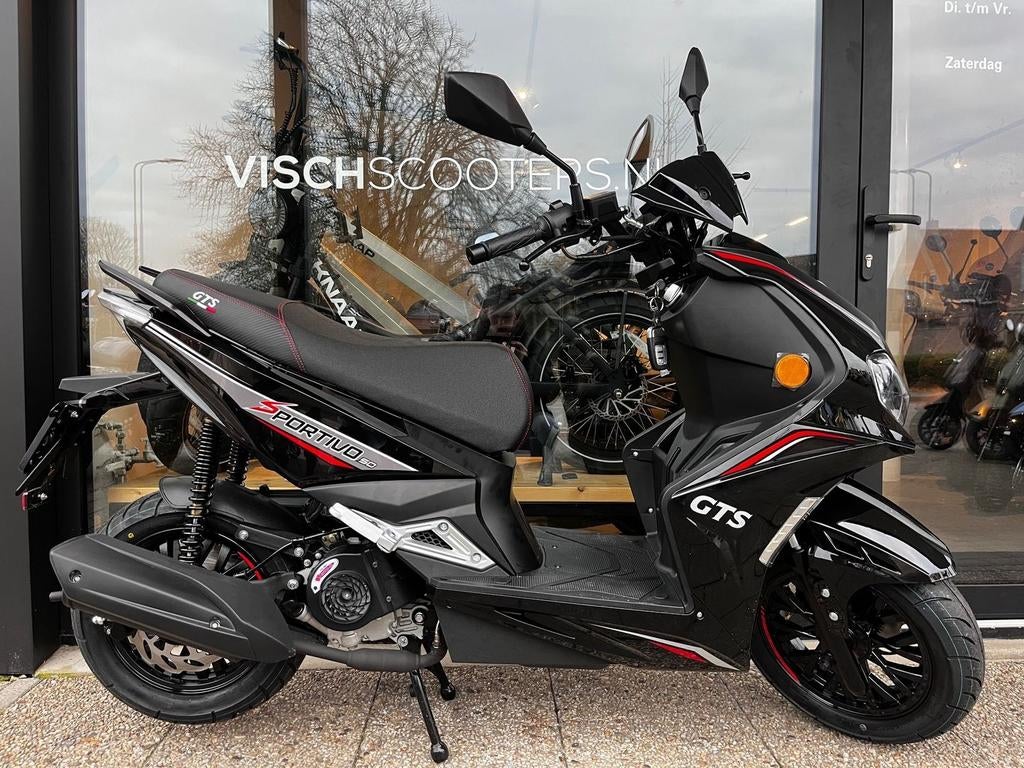 GTS Sportivo | Zwart/Rood | Vandaag Nog rijden?, Gts, Onbekend, Nieuw, Onbekend