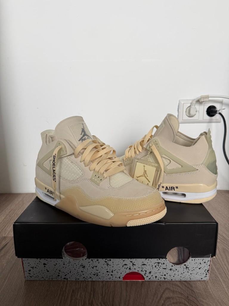 Jordan Offwhite 4 Sail US 11 maat 45, Overige kleuren, Nike, Nieuw, Ophalen of Verzenden