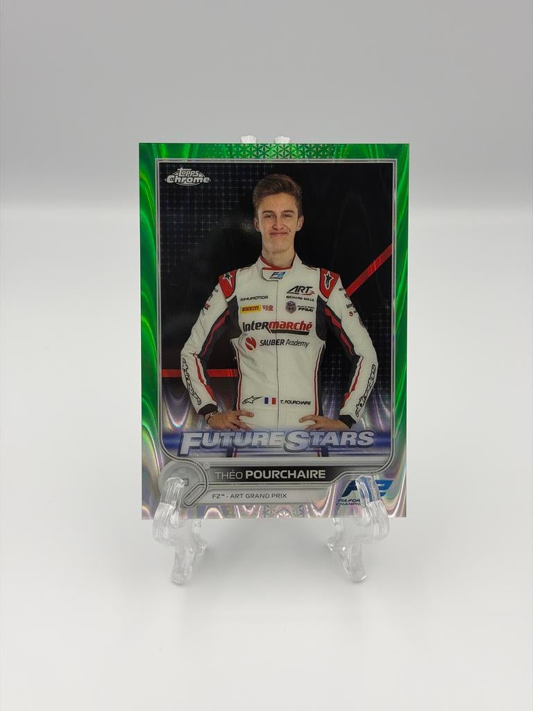 Topps Chrome F1 Pourchaire Green Wave /99, Ophalen of Verzenden, Nieuw, Formule 1
