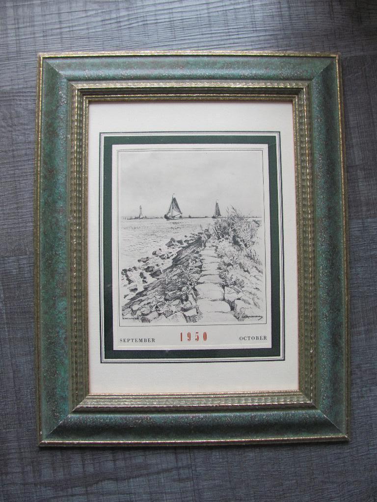 H.E. Roodenburg - 1950 - Enkhuizen, Ophalen of Verzenden, Zo goed als nieuw, 1940 tot 1960, Prent