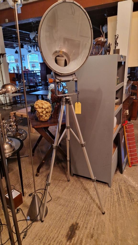 Industriële Vloerlamp met Statief, Ophalen of Verzenden