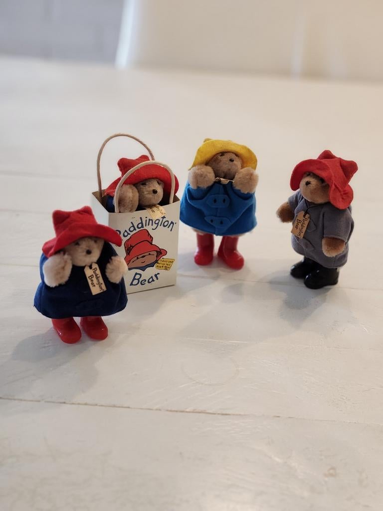 Oude Paddington Beertjes Collectie, Verzamelen, Beren en Cherished Teddies, Ophalen of Verzenden, Gebruikt, Stoffen beer, Overige merken
