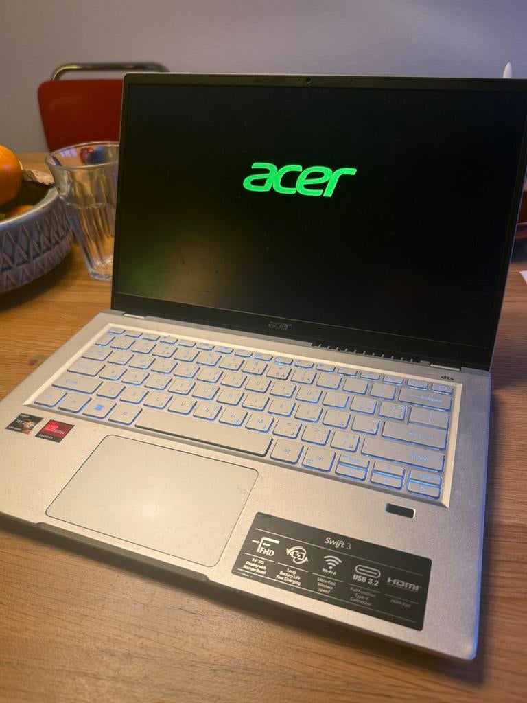 Acer Swift 3 laptop - Ryzen 7, Computers en Software, Ophalen of Verzenden, Zo goed als nieuw