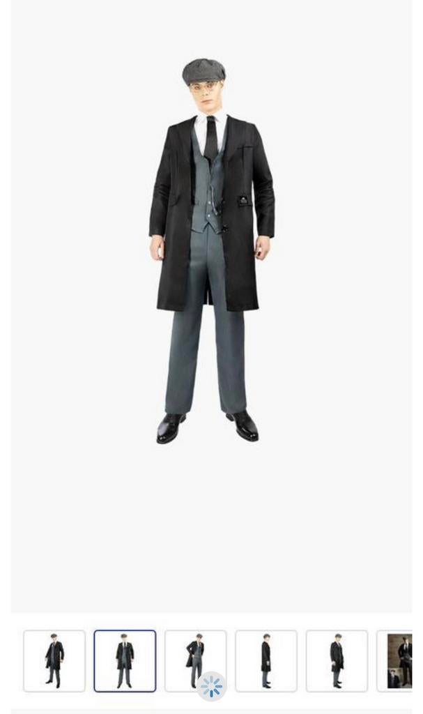 Peaky blinders kostuum, Kleding | Heren, Carnavalskleding en Feestkleding, Ophalen of Verzenden, Zo goed als nieuw, Maat 56/58 (XL)
