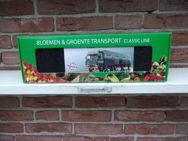 Tekno  Scania  142M  V8  van  van  Rijn  B.V., Hobby en Vrije tijd, Modelauto's | 1:50, Ophalen of Verzenden, Nieuw, Bus of Vrachtwagen