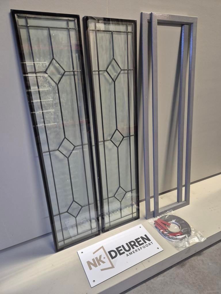 Glas in lood Cando ML697 (88x201,5-211,5) NIEUW, Ophalen, Binnendeur, Nieuw, Glas